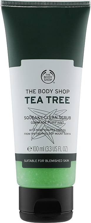 Tea Tree Scrub - The Body Shop Tea Tree Squeaky Clean Scrub — photo N1