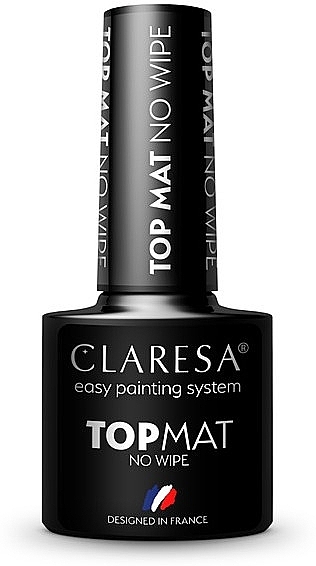 Matte Top Coat - Claresa Top Mat No Wipe — photo N1