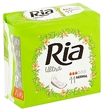 Fragrances, Perfumes, Cosmetics Sanitary Pads, 11 pcs - Ria Ultra Silk Normal