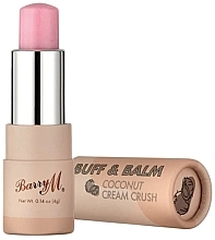 Lip Balm Scrub "Coconut Cream" - Barry M Buff & Balm Coconut Cream Crush — photo N3