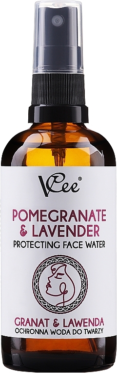 Pomegranate & Lavender Face Water - VCee Pomegranate & Lavender Protection Face Water — photo N1