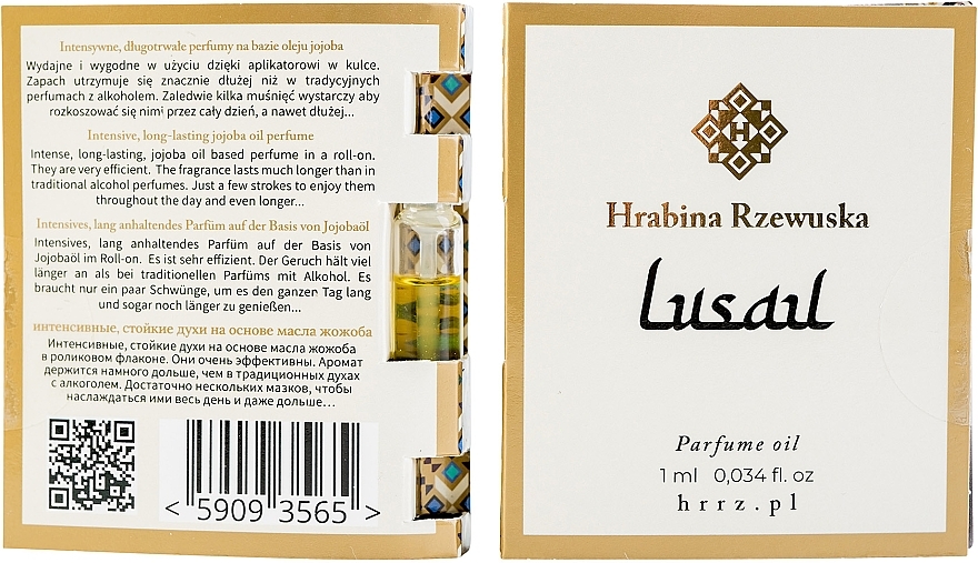 GIFT Perfume Oil (sample) - Hrabina Rzewuska Lusail — photo N2