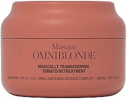 Revitalizing Mask for Blonde Hair - Omniblonde Magically Transforming Tomato Retreatment — photo N2