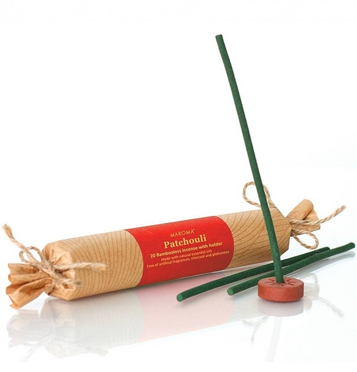 Patchouli Natural Incense - Maroma Bambooless Incense Patchouli — photo N5