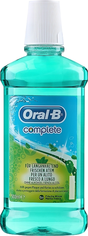 Mouthwash - Oral-B Complete Fresh Mint Mouthwash — photo N1