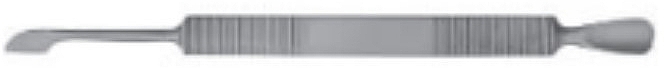 Double-Sided Cuticle Pusher, 5514-10 - Accuram Instruments Professional Cuticle Pusher — photo N1