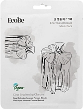Fragrances, Perfumes, Cosmetics Charcoal Ampoule Face Mask - Eco Be Charcoal Ampoule Mask Pack