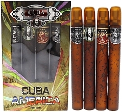 Fragrances, Perfumes, Cosmetics Cuba Cuba America - Set (edt/4x35ml)