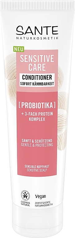 Protective Probiotic Bio Conditioner for Sensitive Scalp - Sante Sensitive Care Conditioner	 — photo N1