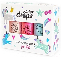 Kids Nail Polish Set 'Winter Magic Kingdom' - Maga Cosmetics For Kids Water Drops Winter Magic Kingdom — photo N1