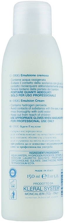 Oxidizing Emulsion 12% - Kleral System Coloring Line Magicolor Cream Oxygen-Emulsion — photo N2