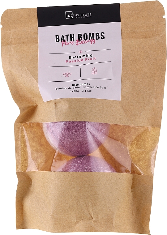 Bath Bomb - IDC Institute Pure Energy Energizing Passion Fruit — photo N1