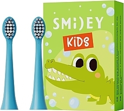 子供用ソニック歯ブラシヘッド、ブルー - Smiley	 — photo N1