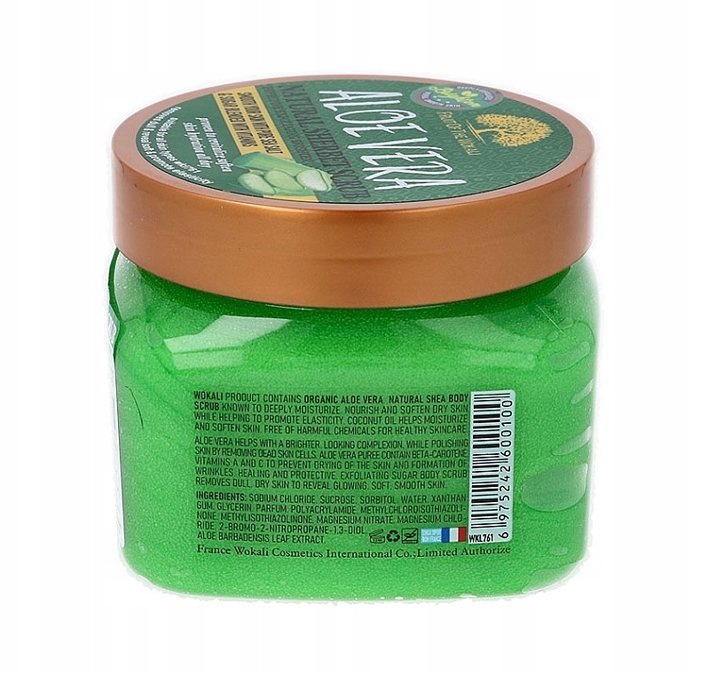 Natural Sherbet Scrub 'Aloe Vera' - Wokali Natural Sherbet Scrub Aloe Vera — photo N3