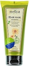 Fragrances, Perfumes, Cosmetics Nourishing Plant Extracts & Panthenol Hair Mask - Melica Organic Nourishing Hair Mask