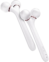 Fragrances, Perfumes, Cosmetics 音波式フェイスローラー マッサージ機 - Geske Sonic Facial Roller 4 In 1 White Rose Gold