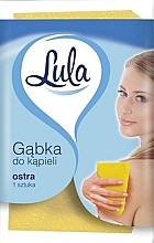 Fragrances, Perfumes, Cosmetics Bath and Massage Sponge, yellow - LULA