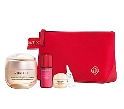 Fragrances, Perfumes, Cosmetics Set, 5 products - Shiseido Benefiance Smoothing Cream Enriched Pouch Set