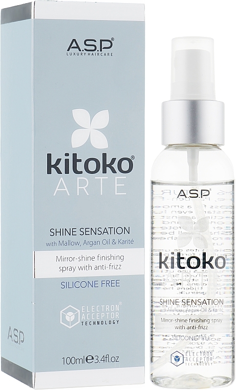 Shine Hair Spray - Affinage Kitoko Arte Shine Sensation Oil Spray — photo N1