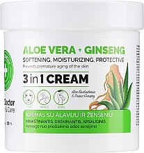 Skin Cream with Aloe Vera and Ginseng - Domashniy Doktor — photo N1