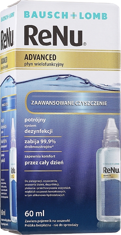 Contact Lens Solution - Bausch & Lomb ReNu Advanced — photo N2