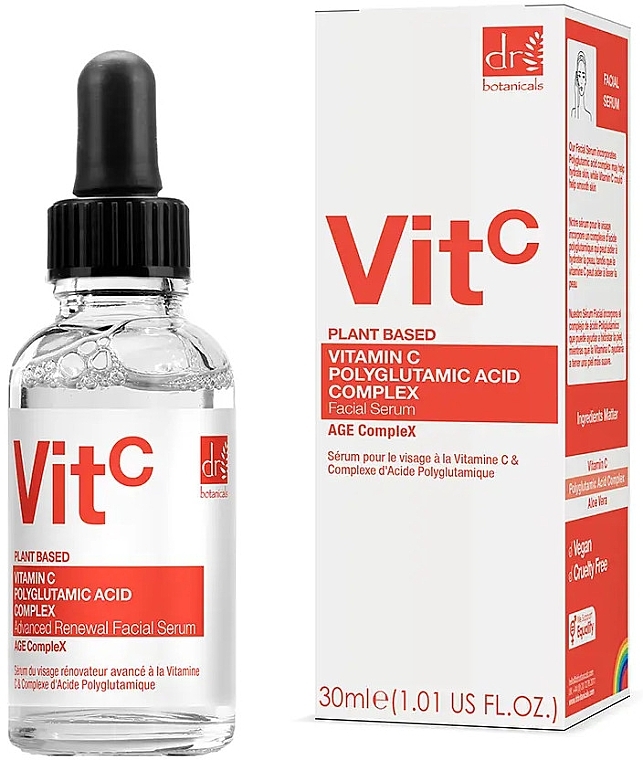 フェイス セラム - Dr. Botanicals Vit C Plant Based Advanced Renewal Facial Serum — photo N1