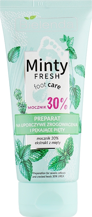 Anti Callus and Corn Foot Cream - Bielenda Minty Fresh Foot Care Preparation For Severe Calluses And Cracked Heels — photo N2