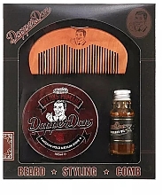 Fragrances, Perfumes, Cosmetics Set - Dapper Dan Style Hairy Man Deluxe Pomade Gift Set (pomade/100ml + oil/15ml + comb/1pc)