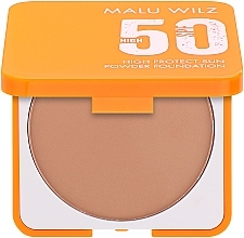 Fragrances, Perfumes, Cosmetics Powder - Malu Wilz High Protect Sun Powder Foundation SPF 50