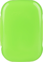 Plastic Soap Case '101', green - Deni Carte — photo N1