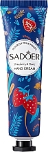 Hand Cream with Plant & Strawberry Extract - Sadoer Nourish Your Hands Strawberry & Plants Hand Cream — photo N1
