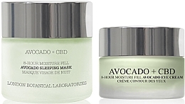 Fragrances, Perfumes, Cosmetics Set - London Botanical Laboratories Avocado+CBD Set (mask/50ml + cr/eye/20ml)