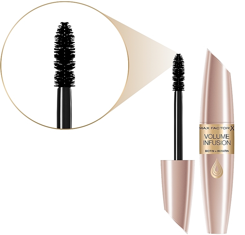 Volumizing Lash Mascara - Max Factor Volume Infusion Mascara Biotin + Keratin — photo N4