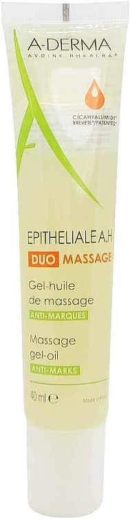 Massage Anti Scars & Stretch Marks Gel-Oil - A-Derma Epitheliale AH Massage — photo N4