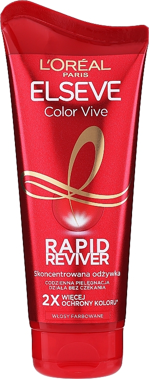 Color-Treated Hair Conditioner - L`Oreal Paris Elseve Rapid Reviver Dry Hair Conditioner  — photo N1