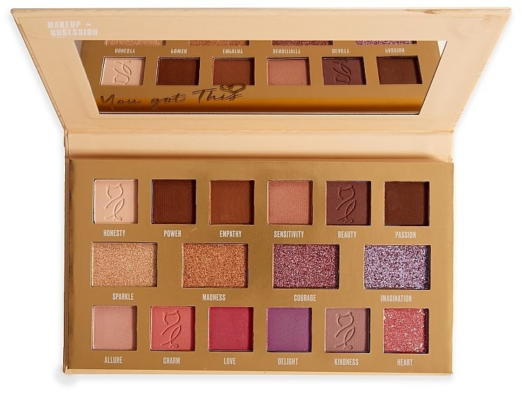 Eyeshadow Palette - Makeup Obsession x Wersow You Got This Eye Shadow Palette — photo N1