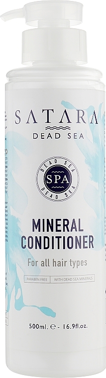 Mineral Conditioner for All Hair Types - Satara Dead Sea Mineral Conditioner — photo N1