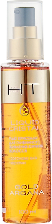 Liquid Hair End Crystals - Hair Trend Gold Argana Cristal — photo N1