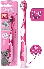 Fragrances, Perfumes, Cosmetics Kids Toothbrush with Silver Ions, 2-8 years, pink - Splat Junior