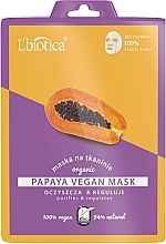 Fragrances, Perfumes, Cosmetics Face Cleansing Mask - L'biotica Papaya Vegan Mask