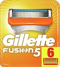 Fragrances, Perfumes, Cosmetics Shaving Razor Refills, 6 pcs - Gillette Fusion