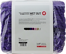 Fragrances, Perfumes, Cosmetics Microfiber Towel, Purple, 10 pcs - Bifull Professional Textil Toalla Microfibra Wet Out Violet