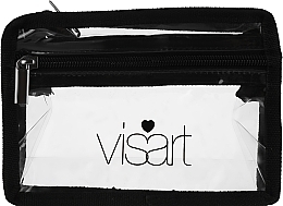 Fragrances, Perfumes, Cosmetics Plastic Makeup Bag with Pocket, medium, rectangular, empty - Make-Up Atelier Paris Visart