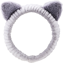 Fragrances, Perfumes, Cosmetics Hair Band, FA-5660, grey with ears - Donegal