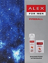 Fragrances, Perfumes, Cosmetics Set - Bradoline Alex Fireball (shave/foam/200ml + aft/shave/100ml)