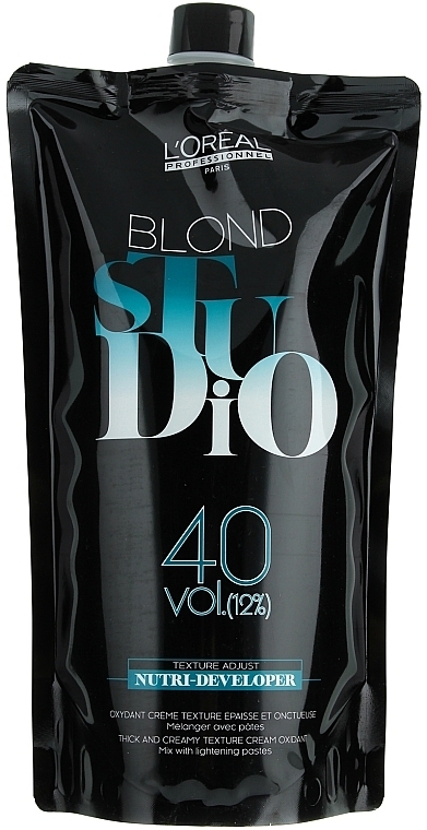 Nourishing Creamy Developer for Blonde Hair 12% - L'Oreal Professionnel Blond Studio Creamy Nutri-Developer Vol.40 — photo N1
