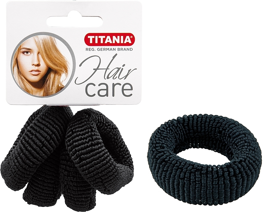 Big Hair Clip, 4 pcs., black - Titania — photo N2