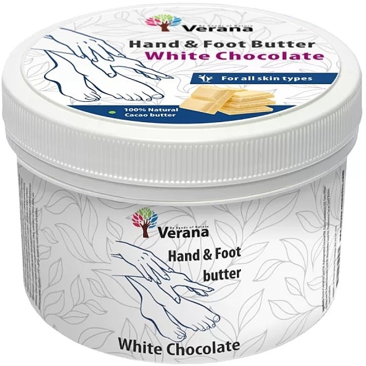 White Chocolate Hand & Foot Butter - Verana Hand & Foot Butter White Chocolate — photo N1