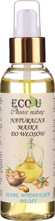 Natural Mask for Weak, Falling Hair - Eco U Choose Nature — photo N1