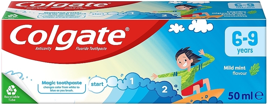 Toothpaste for Kids 6-9 years - Colgate Junior 6-9 Toothpaste — photo N1